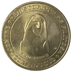 Médaille Monnaie de Paris, Centre Préhistorique de Filitosa, Corse 2001