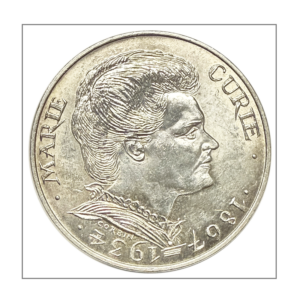 France, 100 Francs 1984 Marie-Curie  (vz) en argent