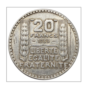France, 20 francs Turin 1933