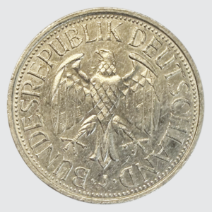 ALLEMAGNE 1 Mark 1977 (J) Cupronickel