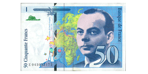 France 50 Francs Saint-Exupéry 1997 (Série E 043053172)