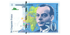 France 50 Francs Saint-Exupéry 1999 (Série A 047261894)