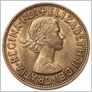 ROYAUME-UNI 1 Penny Elisabeth II 1963