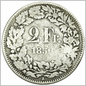 CH-2.00 Francs-1850 (s)