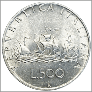 ITALIE 500 Lire “caravelles” 1960 Rome
