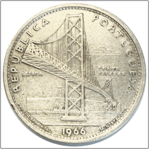 PORTUGAL - 20 Escudos Pont Salazar de Lisbonne 1966