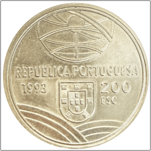PORTUGAL - 200 Escudos Espingarda, cavalier japonais 1993