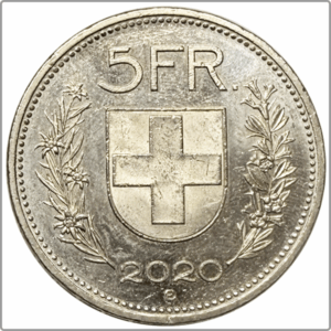 CH-5.00 Francs-2020 (s)